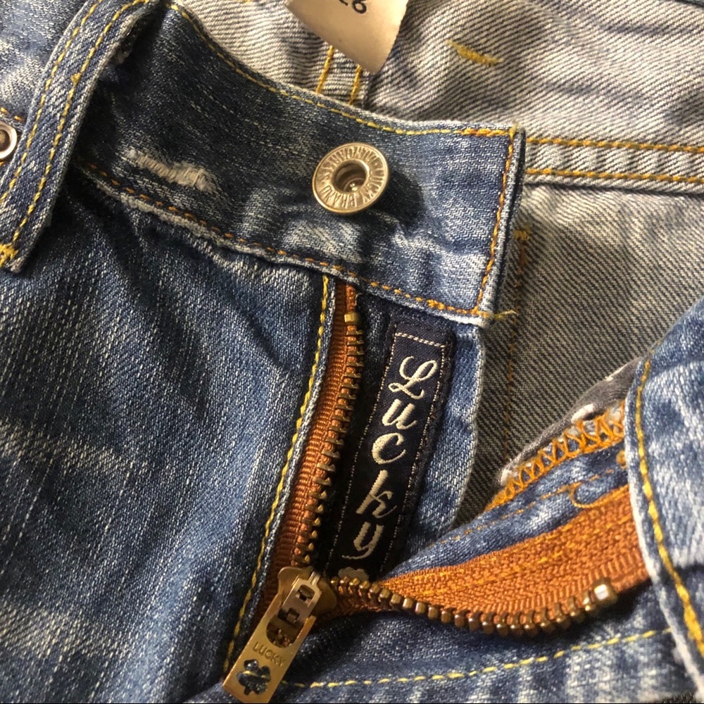 Lucky Brand Stressed Denim Shorts